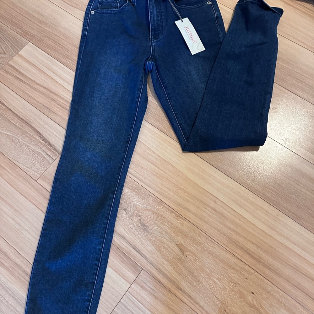 BOGO: Just USA Dark Blue Skinny Jeans